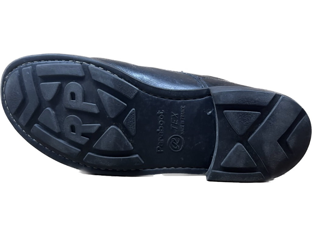 Used ◆ Paraboots Leather Shoes U Tip Chamboard Big Tag UK8 Equivalent Black PARABOOT