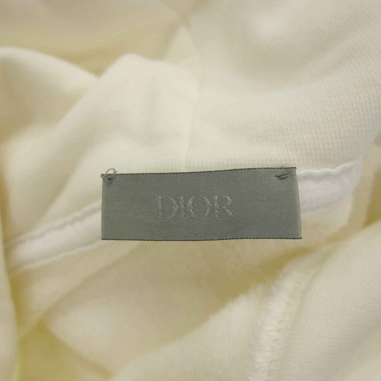 クリスチャンディオール プルオーバーパーカー Jardin フラワー刺繍 293J678B0531 メンズ ホワイト S Christian Dior【AFB51】【中古】
