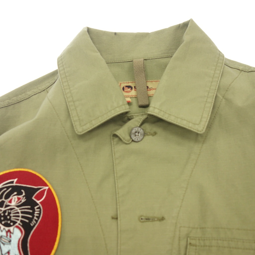 中古◆ナイジェルケーボン ライブロ オールインワン レディース カーキ サイズ10 Nigel Cabourn LYBRO【AFB45】