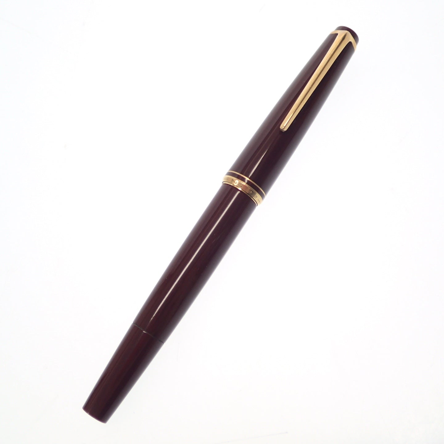 モンブラン 万年筆 No22 ワインレッド ケース付き MONTBLANC【AFI15】【中古】