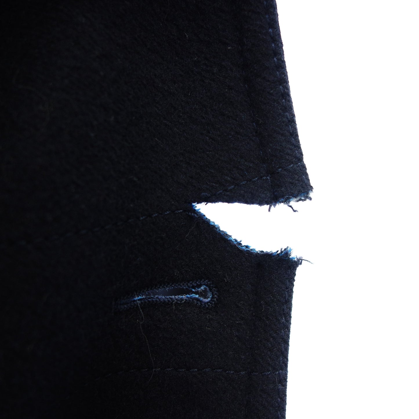 中古◆ルイヴィトン Pコート 金ボタン モノグラム 17AW FDC005QWE レディース ネイビー サイズ 36 LOUIS VUITTON【AFB23】