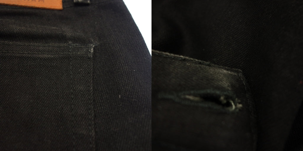 中古◆デンハム デニムパンツ RAZOR SLIM FIT VBSS JAPAN ARTISAN メンズ ブラック W30 L34サイズ DENHAM【AFB38】