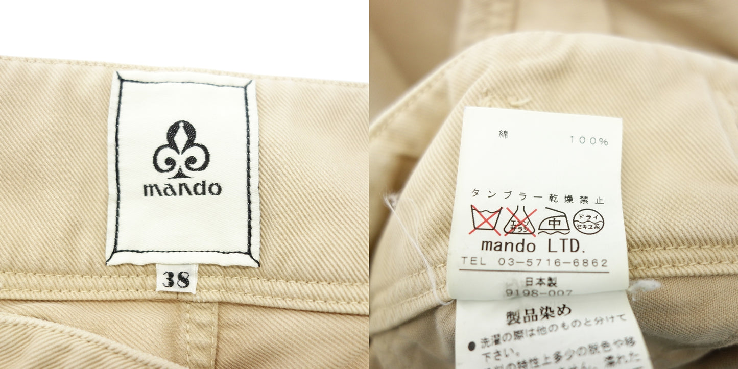 マンド ハーフパンツ グルカ メンズ ベージュ 38 MANDO【AFB9】【中古】