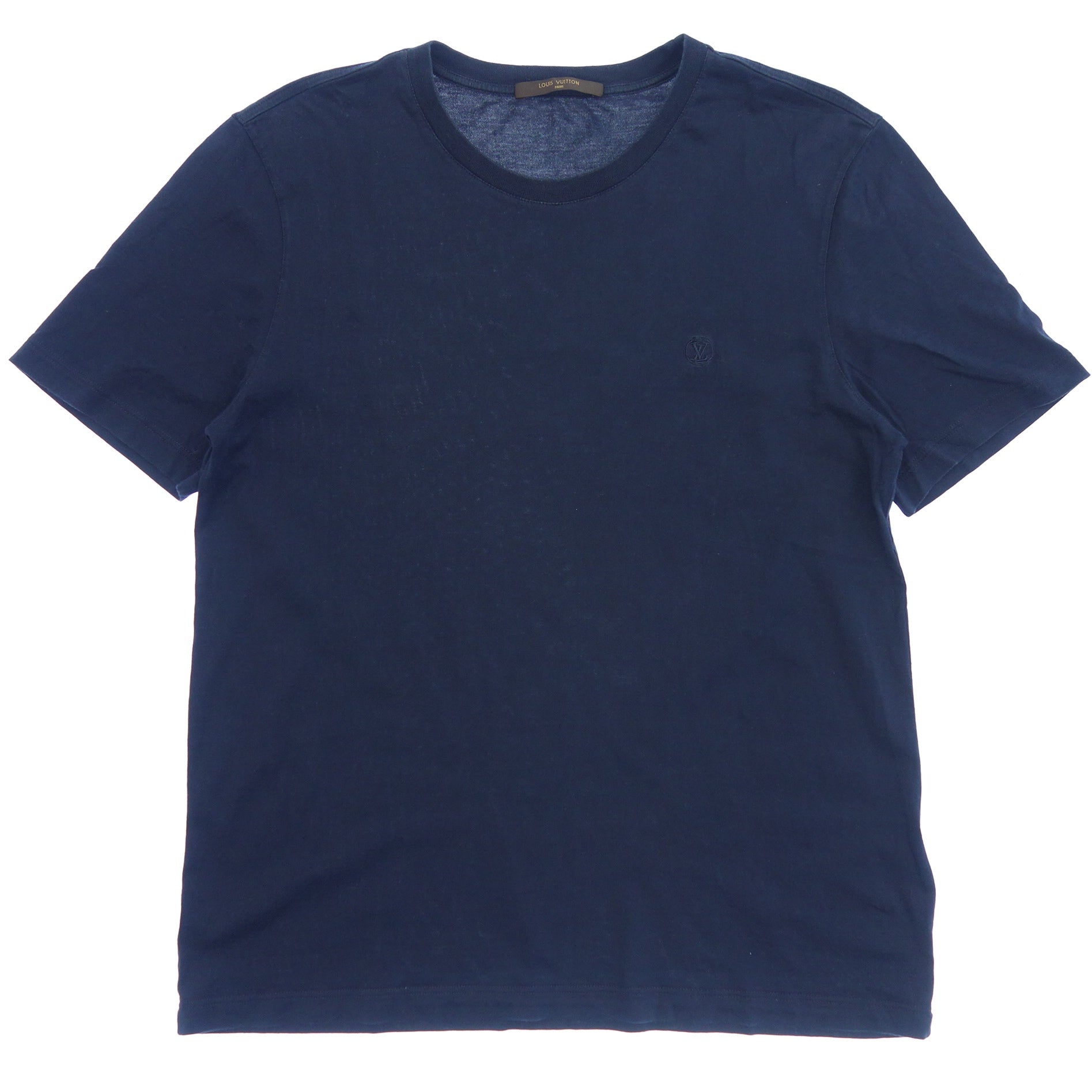 美品◇ルイヴィトン 半袖Tシャツ カットソー 16AW 胸ロゴ RM162Q