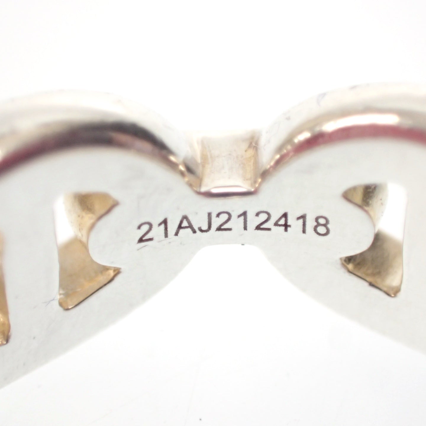 エルメス リング シェーヌダンクル ピンキー SV925 シルバー サイズ47 HERMES【AFI13】【中古】