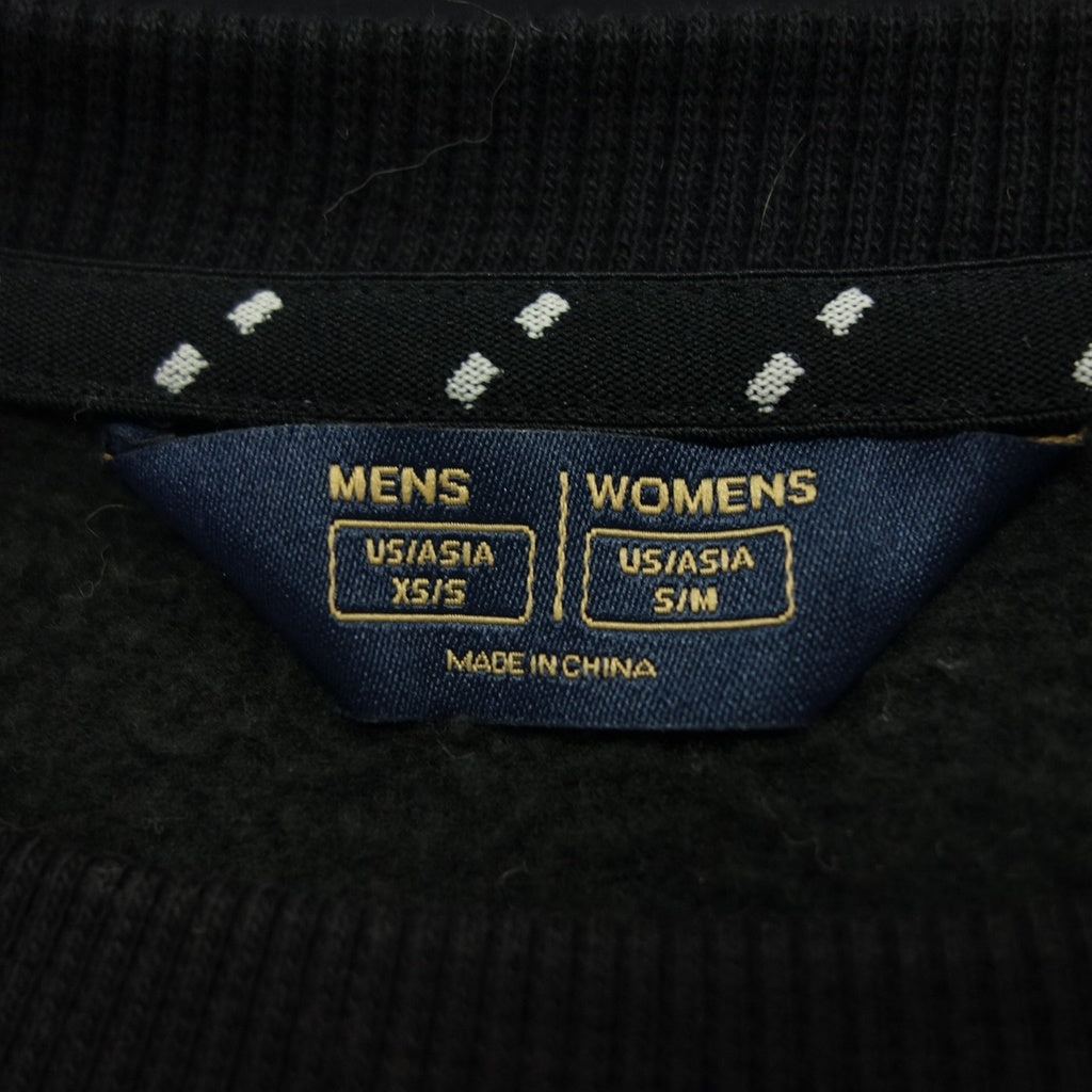 極美品◆ザ ノースフェイス ロゴプリント 裏起毛 スウェット NF0A3VUB 男女兼用 ブラック S/M THE NORTH FACE【AFB9】