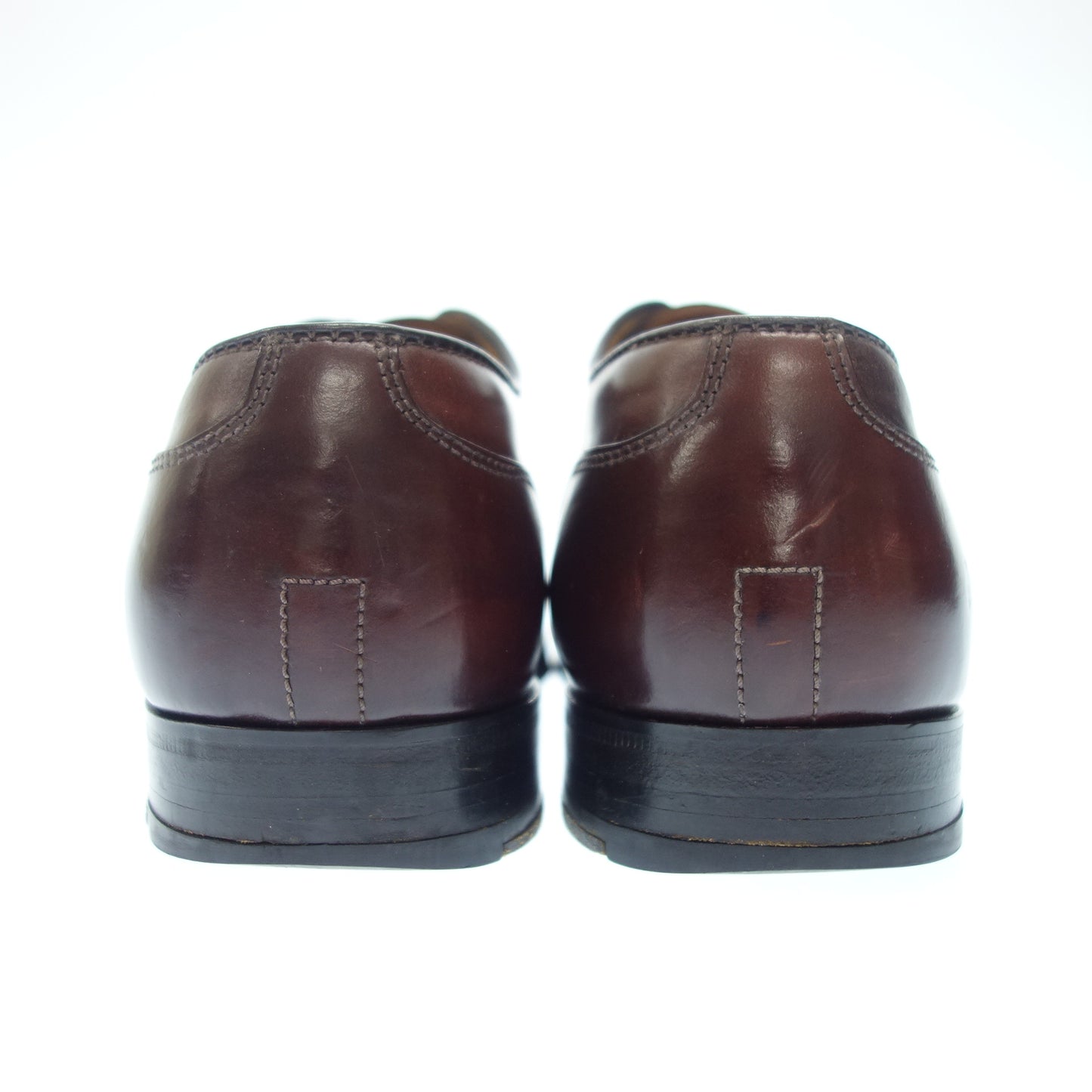 美品◆オールデン 2210 レザーシューズ Uチップ メンズ 7.5 茶 Alden【AFC47】