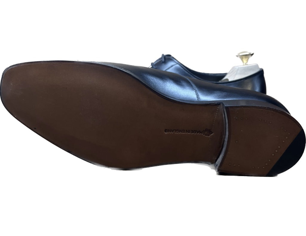 Unused ◆Edward Green Punched Cap Toe Churchill Black UK7.5 EDWARD GREEN
