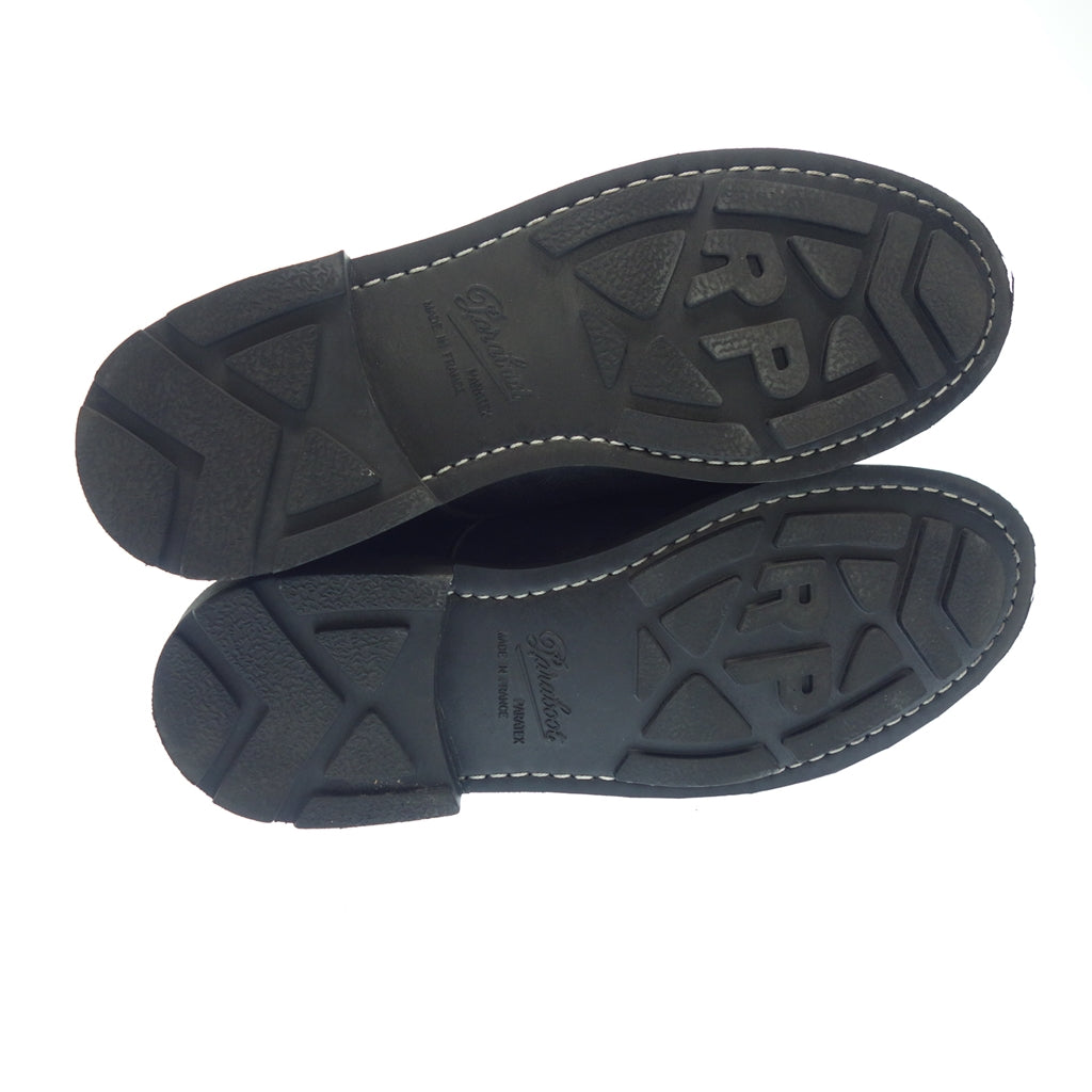 極美品◆パラブーツ レザーシューズ Uチップ CHAMBORD シャンボード 20周年記念モデル メンズ 7.5 黒 Paraboot【LA】