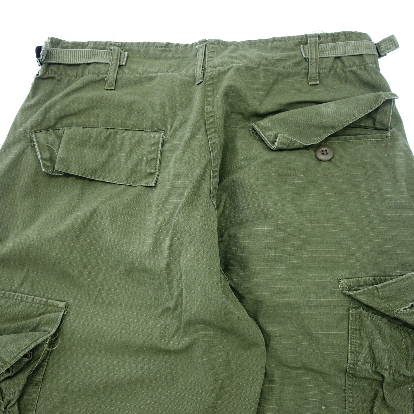 米軍 カーゴパンツ トラウザー リップストップ メンズ グリーン S US ARMY【AFB9】【中古】