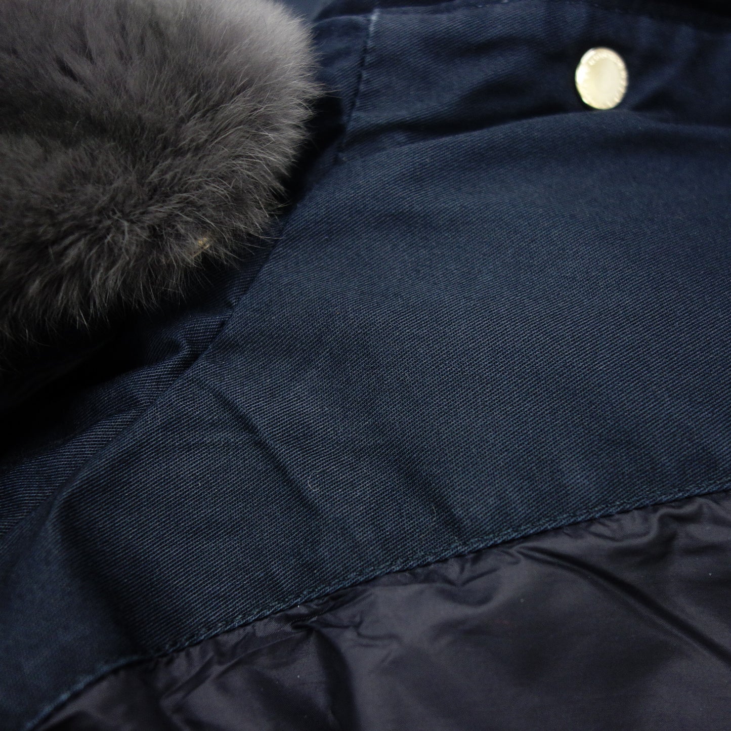 中古◆ウールリッチ コクーンパーカ WWCPS2869 レディース ネイビー S WOOLRICH COCOON PARKA【AFA7】