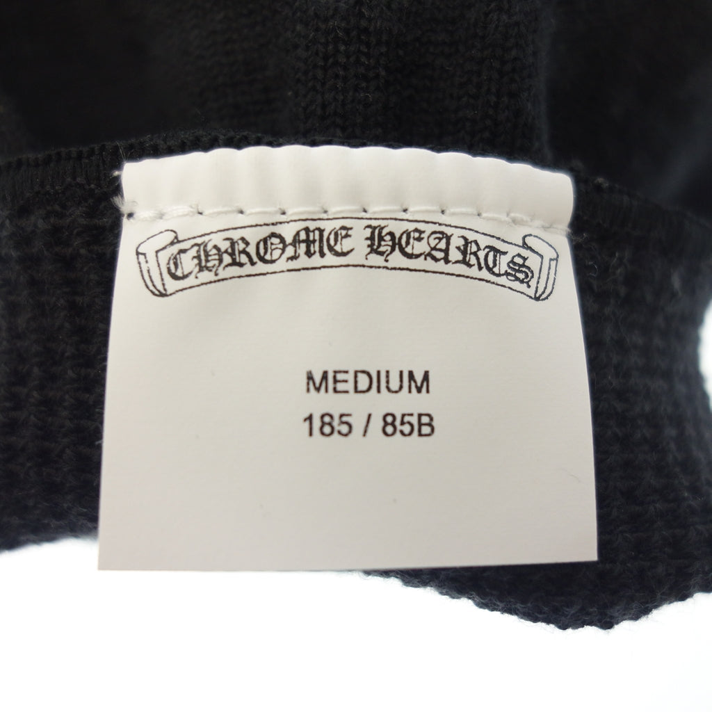 美品◆クロムハーツ 手袋 WORK GLOVES ブラック Chrome Hearts【AFI20】