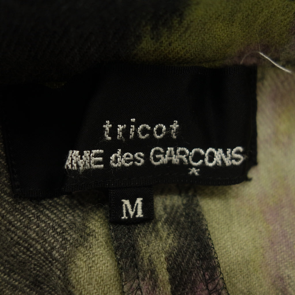 美品◆トリコ コムデギャルソン 長袖カットソー TG-B024 花柄 毛 レディース マルチカラー サイズM tricot COMME des GARCONS【AFB17】