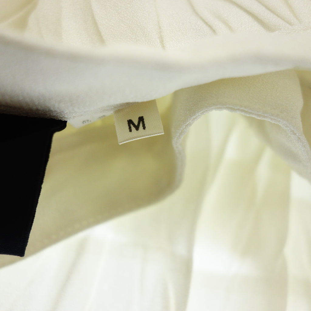 美品◆ローブドシャンブル コムデギャルソン スカート プリーツ TS-02023M レディース サイズM ホワイト系 robe de chambre COMME des GARCONS【AFB35】