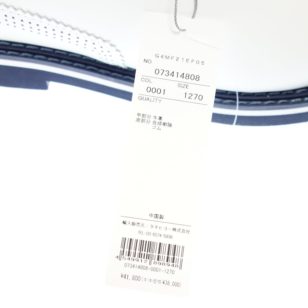新品同様◆ジーフォア ゴルフシューズ G4MF21EF05 メンズ ホワイト サイズ27cm G/FORE【AFD9】