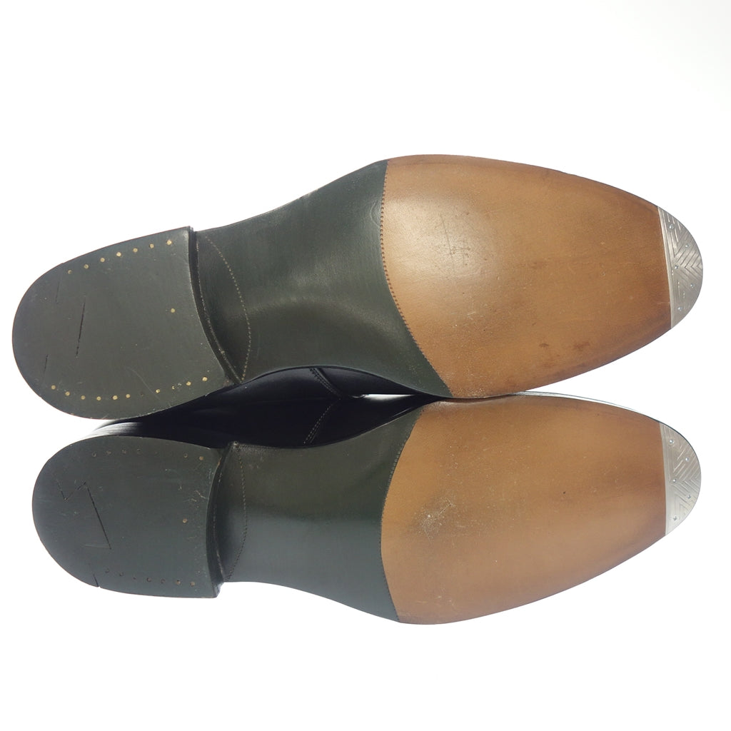 試着程度◆トリッカーズ レザーシューズ チャッカブーツ M7098 ブラック UK6 Tricker’s【LA】