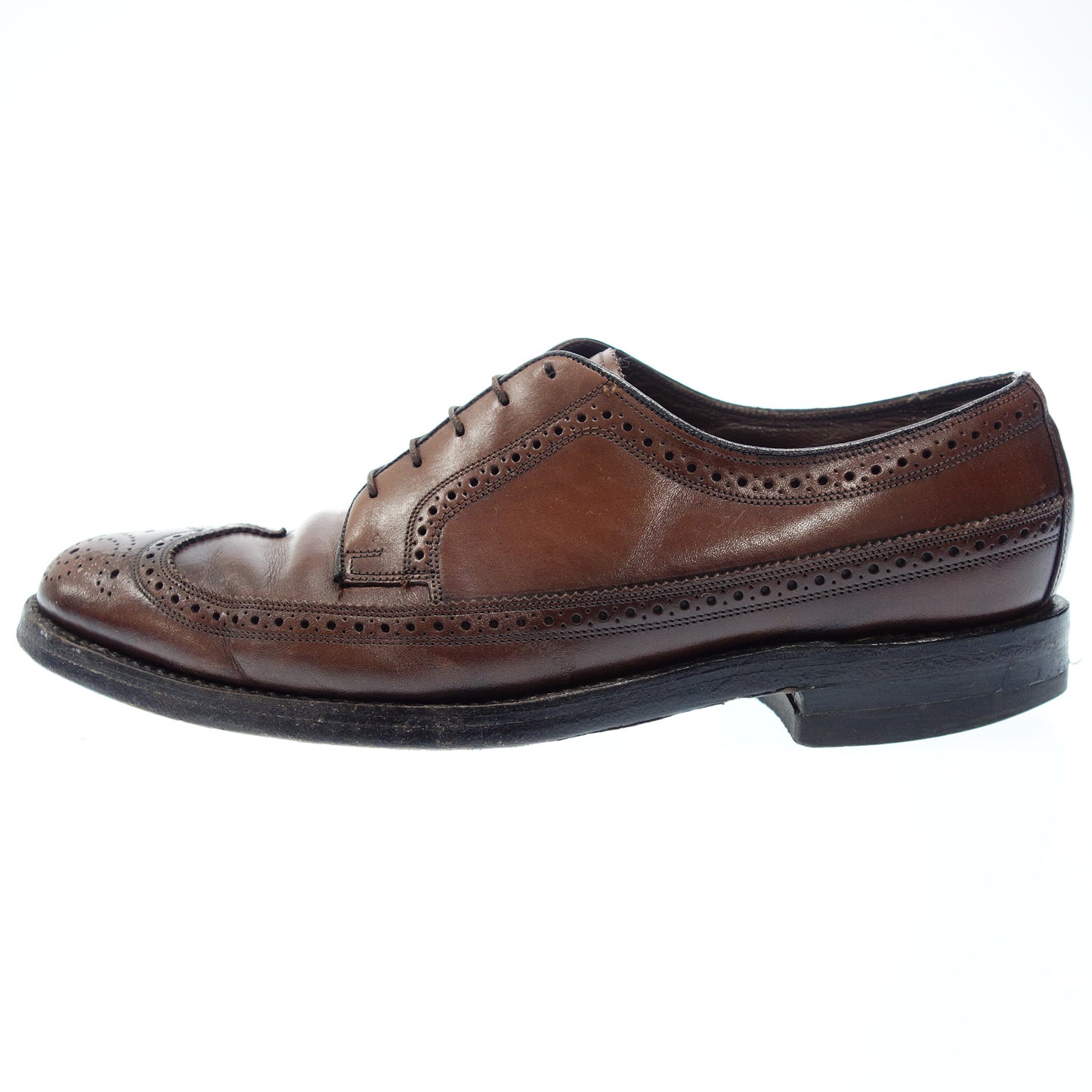 フローシャイム フルブローグシューズ KENMOOR 30813 メンズ 9.5 茶 FLORSHEIM【AFC52】【中古】