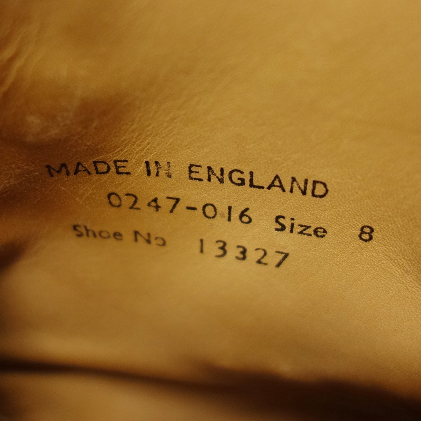 ジョージコックス ラバーソール ブーツ VI GIBSON 13327 メンズ サイズ8 黒 GEORGE COX【AFC55】【中古】