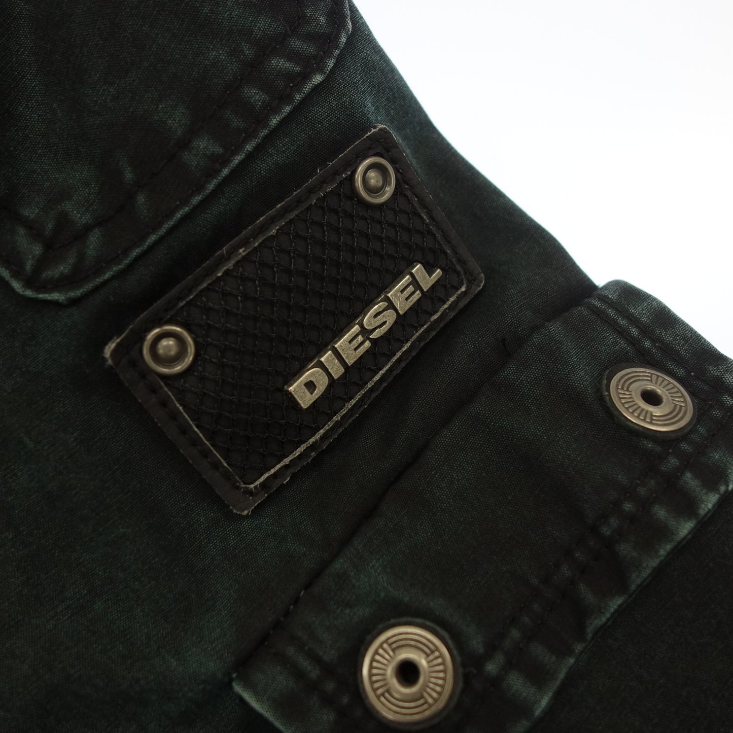 ディーゼル ジャケット グリーン ビンテージ加工 メンズ S グリーン系 DIESEL【AFB7】【中古】