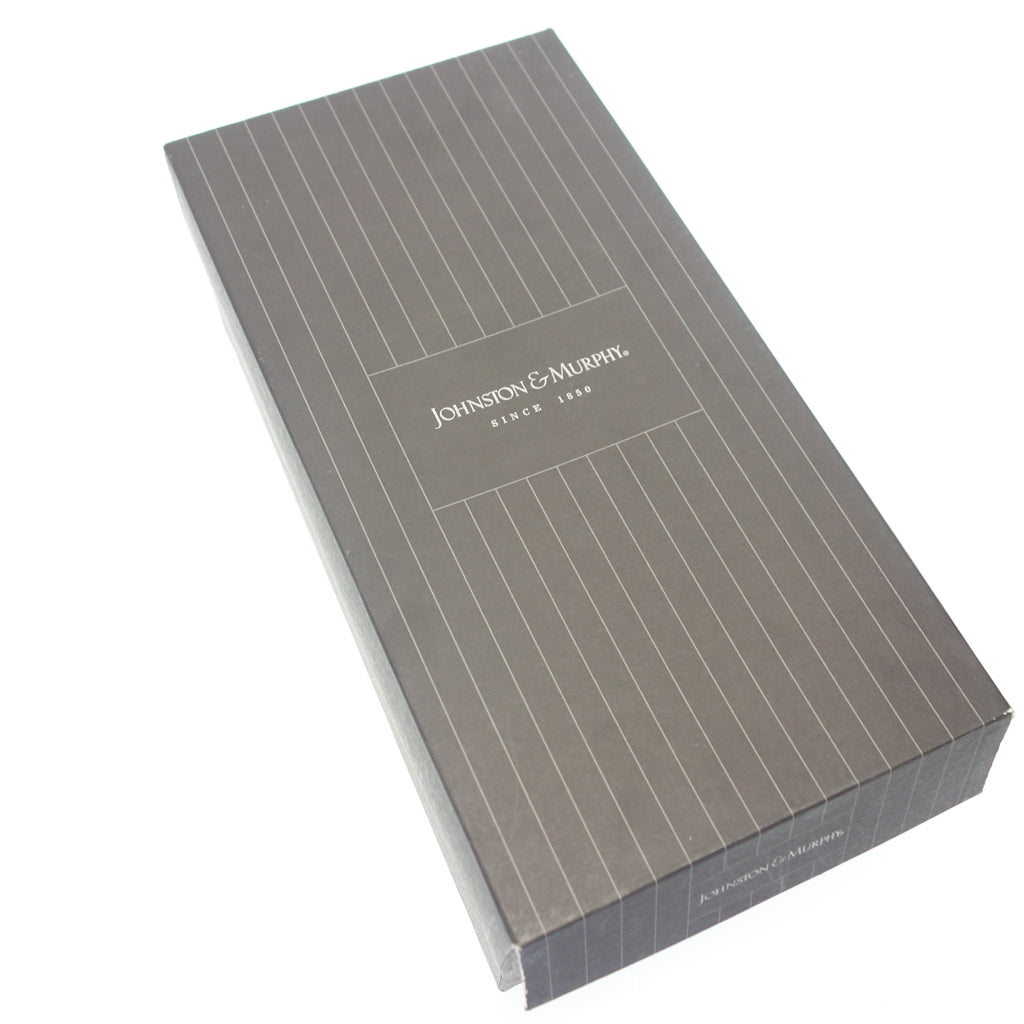 美品◆ジョンストンマーフィー レザーシューズ ストレートチップ パテントレザー メンズ ブラック サイズ9.5 JOHNSTON&MURPHY【AFD9】