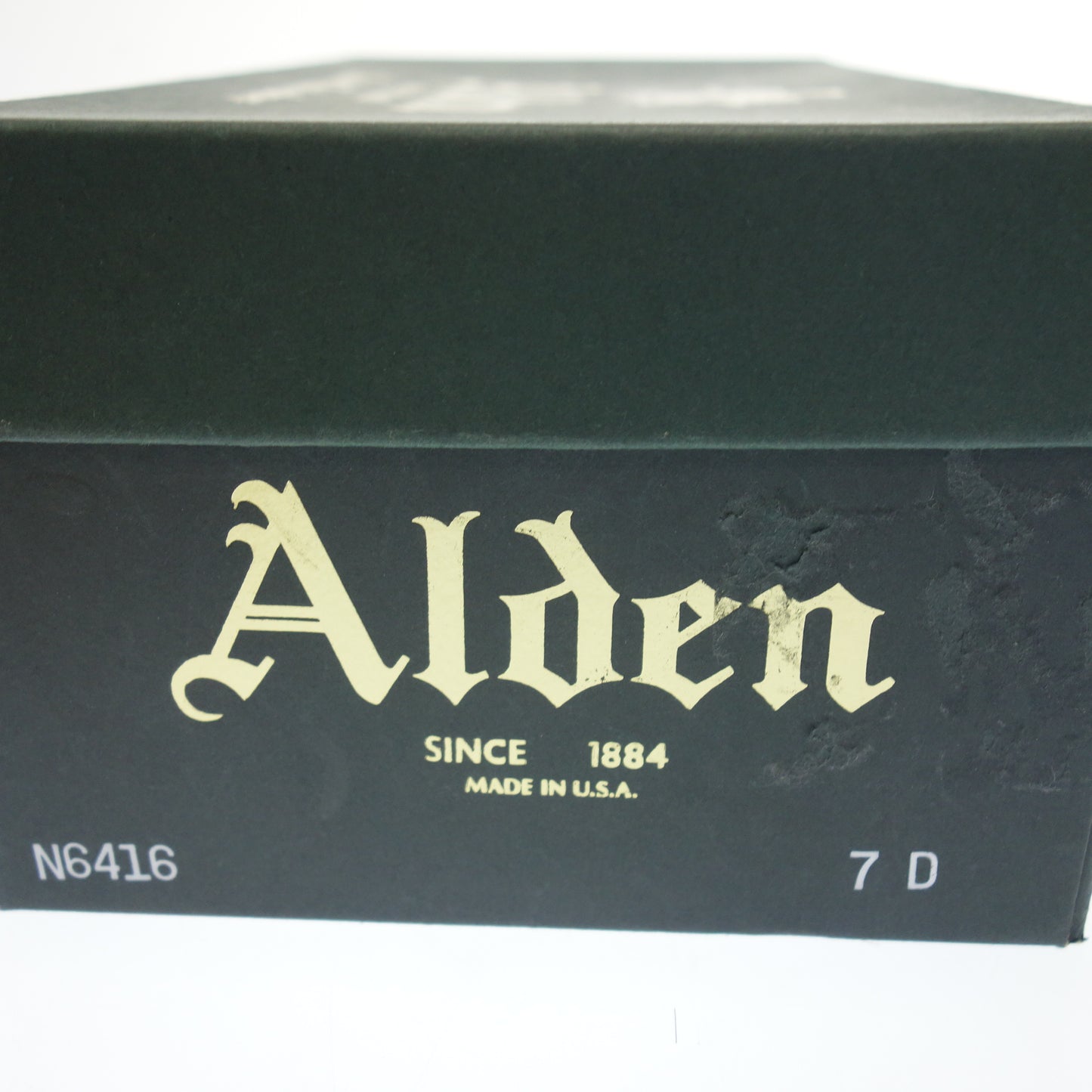 極美品◆オールデン レザーシューズ N6416 ワイルドライフテーラー プレーントゥ スエード メンズ 7 ブラウン系 Alden【LA】