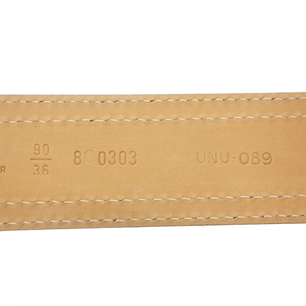 中古◆フェンディ ベルト パテントレザー パープル サイズ90/36 FENDI【AFI18】
