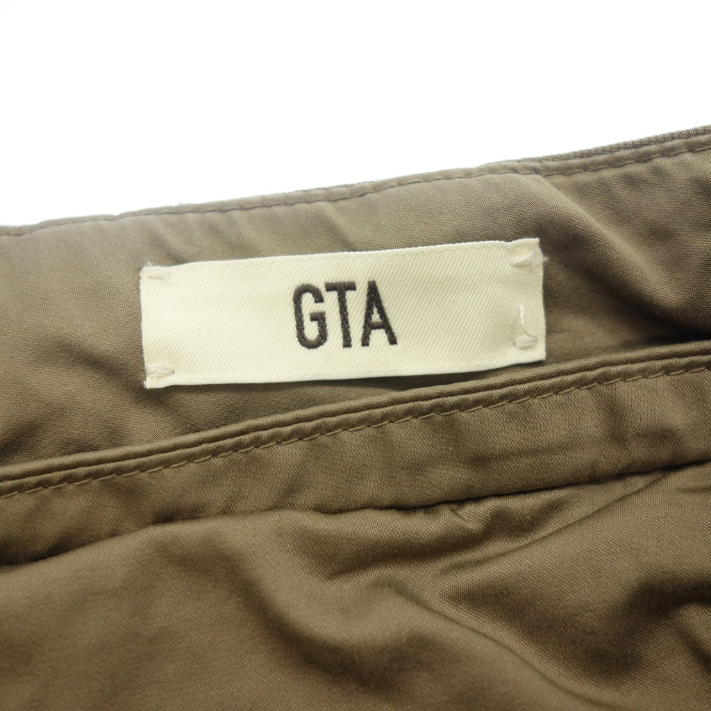 美品◆ジーティーアー カーゴパンツ LORENZO ロレンツォ コットン メンズ 茶系 サイズ52 GTA【AFB35】