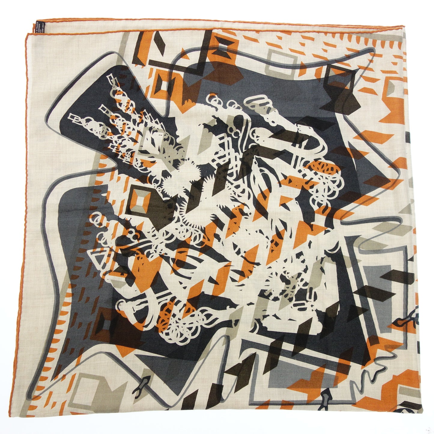 エルメス カレ140 カシミヤ×シルク レディース マルチカラー HERMES【AFI9】【中古】