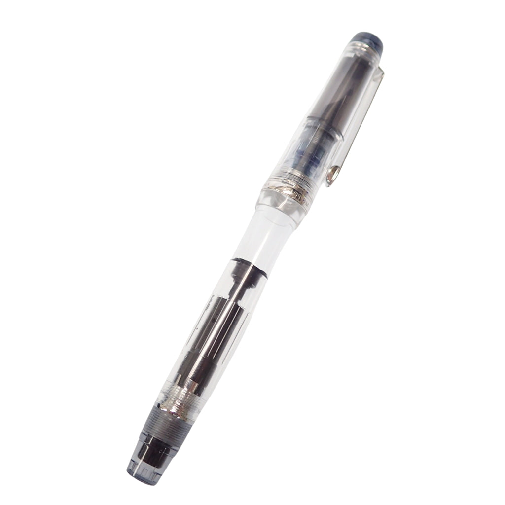 極美品◆パイロット 万年筆 カスタムヘリテージ 92 14K-585 ノンカラー PILOT【AFI18】