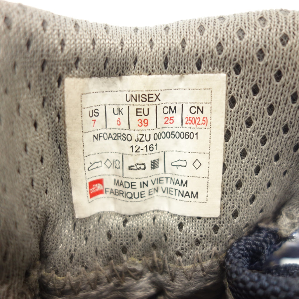 美品◆ザ ノースフェイス トレッキングブーツ NF0A2RSO ゴアテックス搭載 ユニセックス ブルー系 サイズ25cm THE NORTH FACE GORE TEX【AFC35】