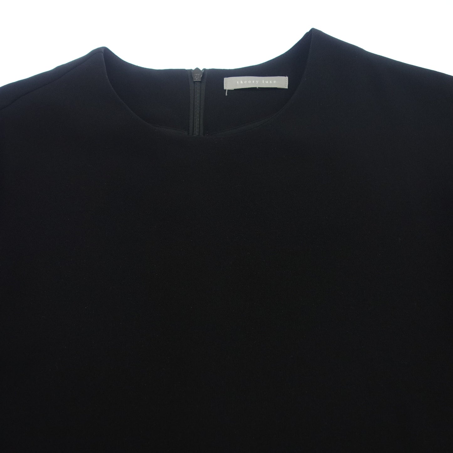 美品◆セオリー リュクス Tシャツ レディース ブラック系 サイズ38 theory luxe【AFB41】