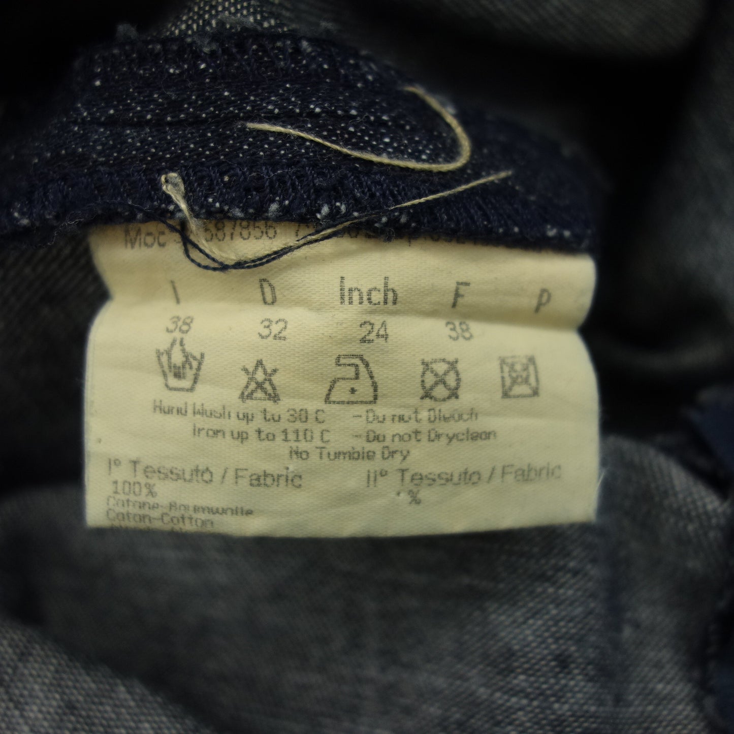 美品◆フェンディ ワンピース デニム マキシ丈 レディース ネイビー 24 FENDI【AFB46】