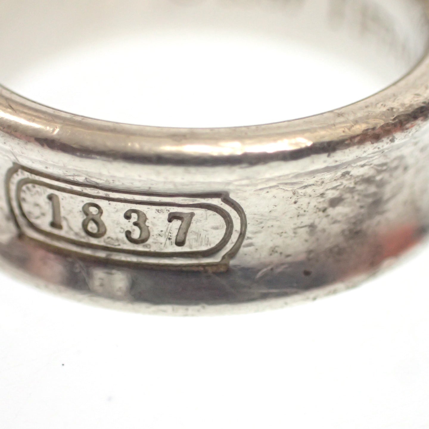 中古◆ティファニー1837 指輪 ナローリング SV925 シルバー Tiffany&Co.【LA】