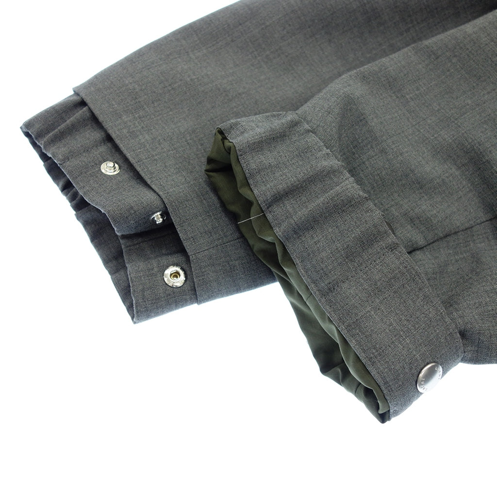 美品◆サカイ フーデッドコート サイドジップ 22-02804M メンズ サイズ1 グレー Sacai【AFB23】