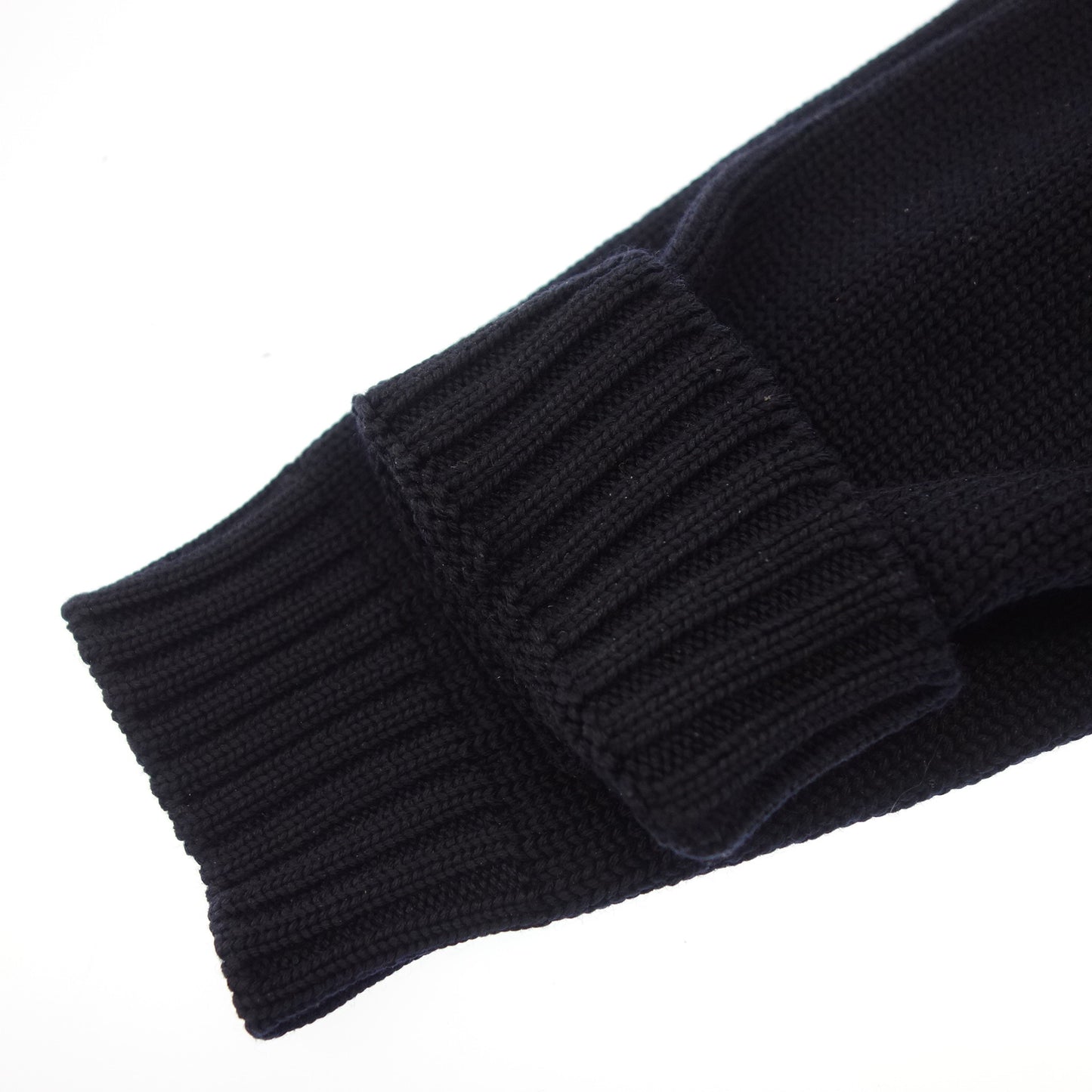 美品◆ザノーネ ウール ニット サイズ46 メンズ ブラック ZANONE【AFB11】