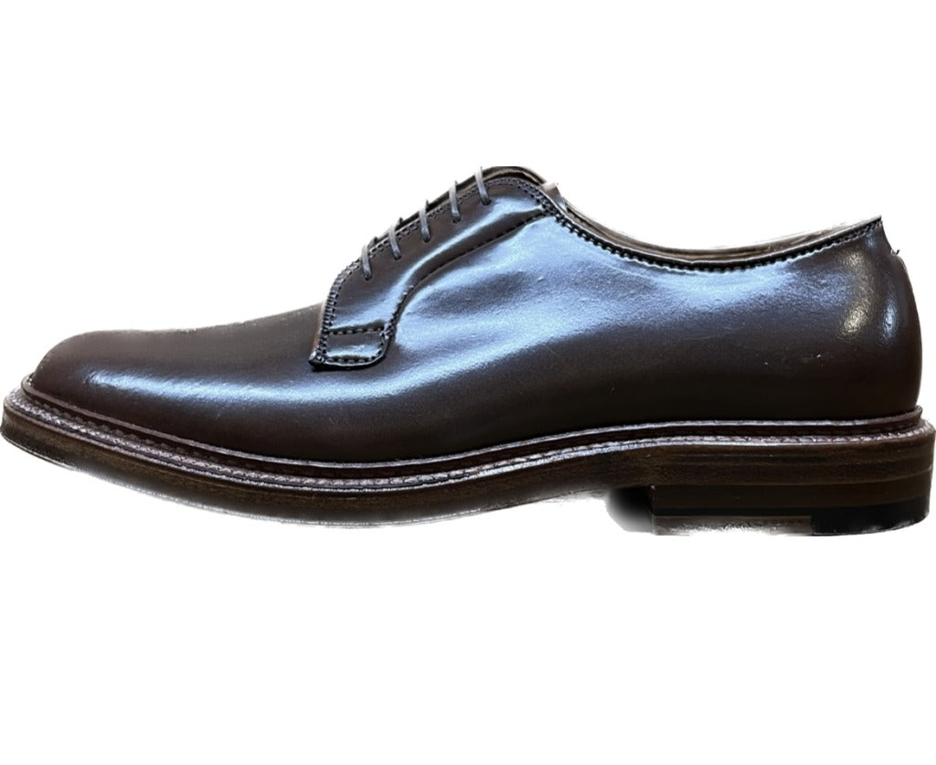 Unused◆Alden Leather Shoes Plain Toe 99020 Labelo Cordovan Size8 ALDEN