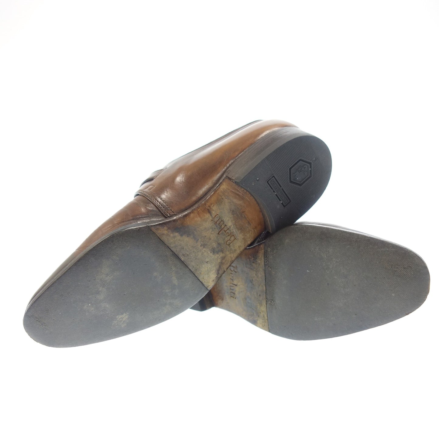 ベルルッティ レザーシューズ シングルモンク メンズ サイズ7 茶 Berluti【AFC17】【中古】