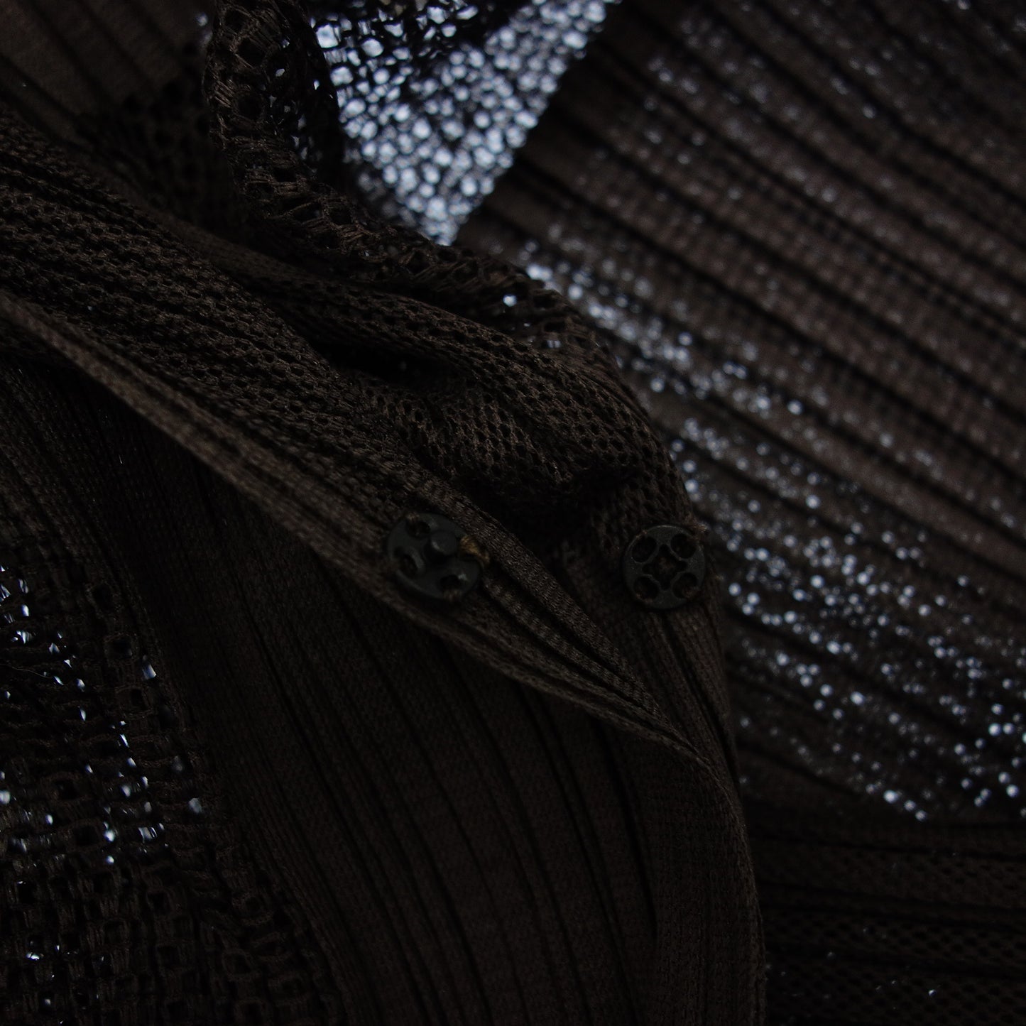 美品◆プリーツプリーズ イッセイミヤケ ロングベスト PP11-JE251 レディース 3 茶系 PLEATS PLEASE ISSEY MIYAKE【AFB34】