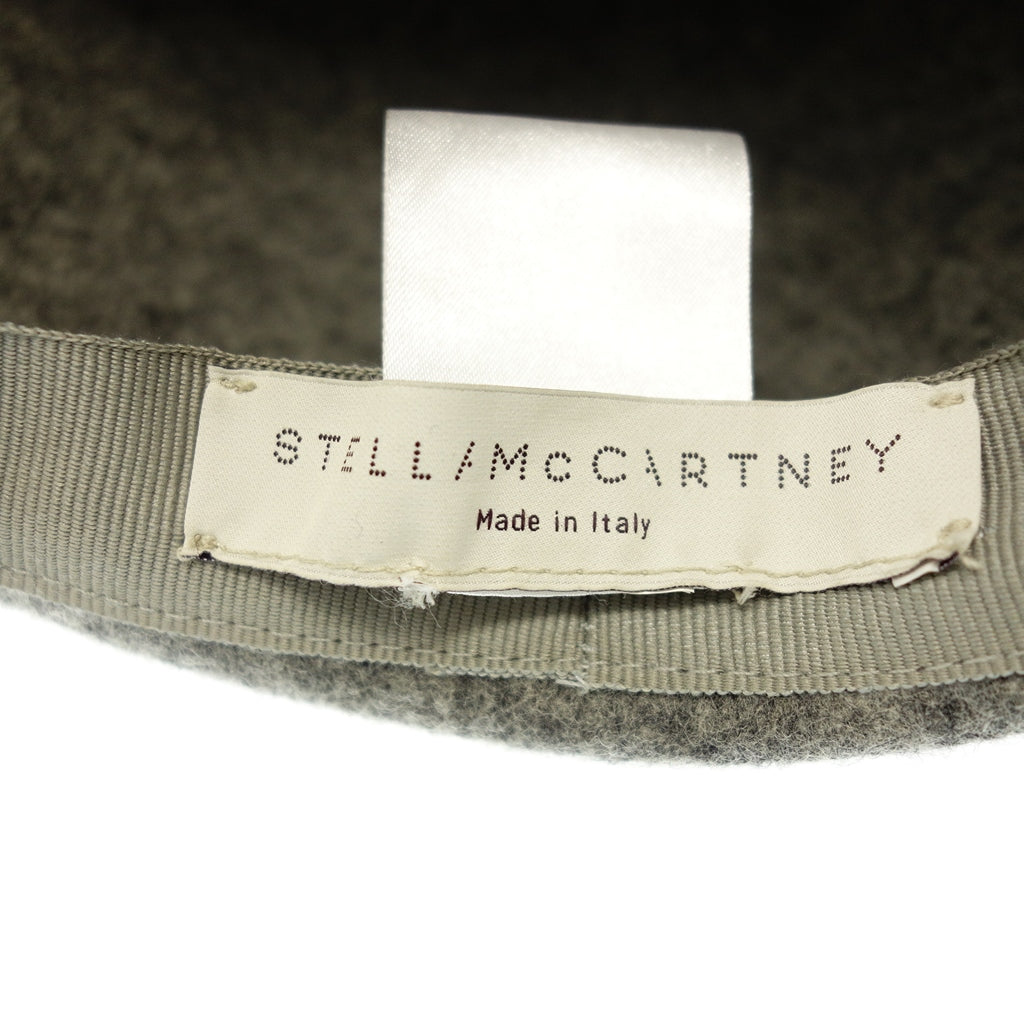 美品◆ステラマッカートニー キャップ ウール レディース グレー サイズ57 STELLAMcCARTNEY【AFI20】