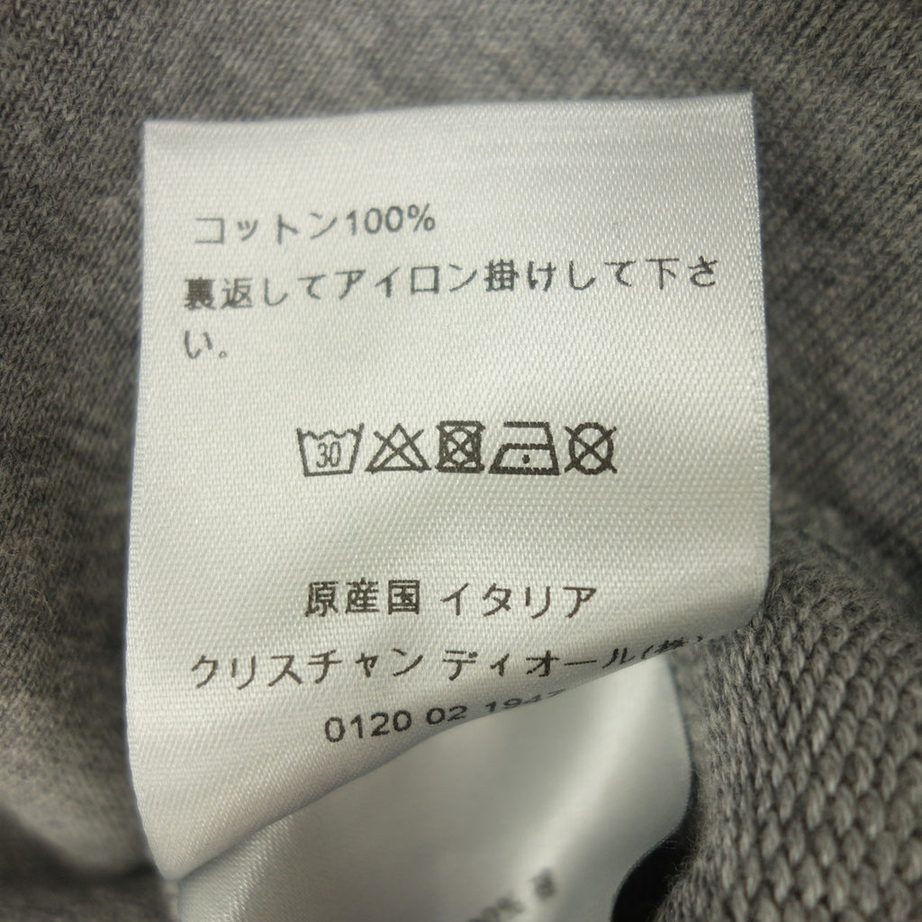 極美品◆ディオール オム スウェット トレーナー HARDIOR ロゴ グレー メンズ サイズXS Dior HOMME【AFB37】