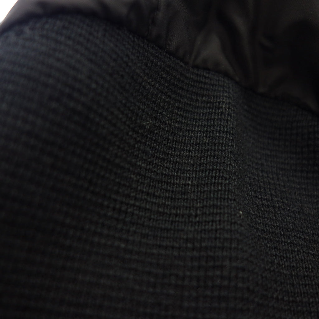美品◆モンクレール カーディガン ニット切り替えダウン メンズ サイズM ブラック MONCLER CARDIGAN TRICOT【AFB45】