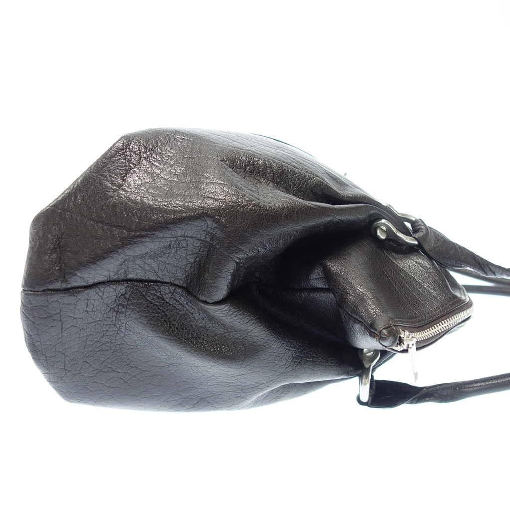 中古◆イッセイミヤケ トートバッグ ブラウン ISSEY MIYAKE【AFE6】
