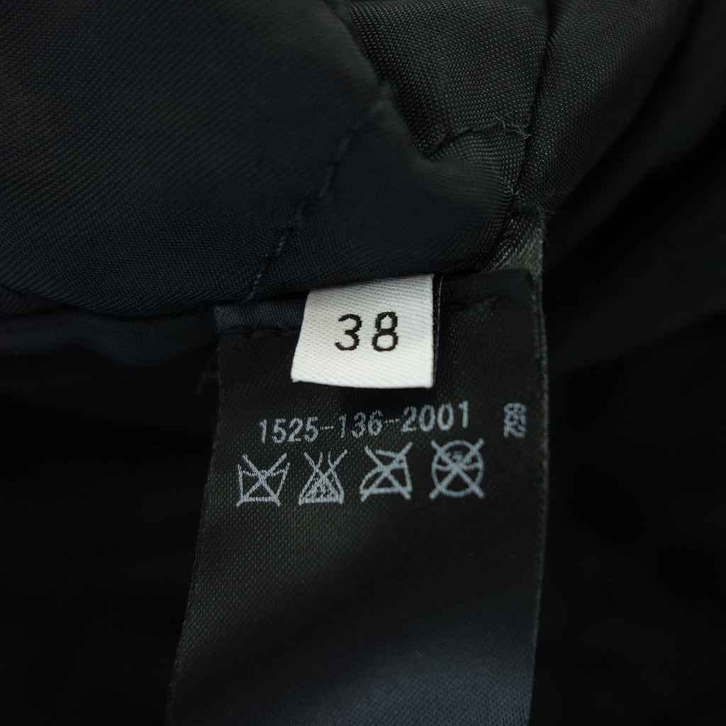 中古◆ユナイテッドアローズ ジャケット レザー切替 レディース サイズ38 ブラック UNITED ARROWS【AFB23】