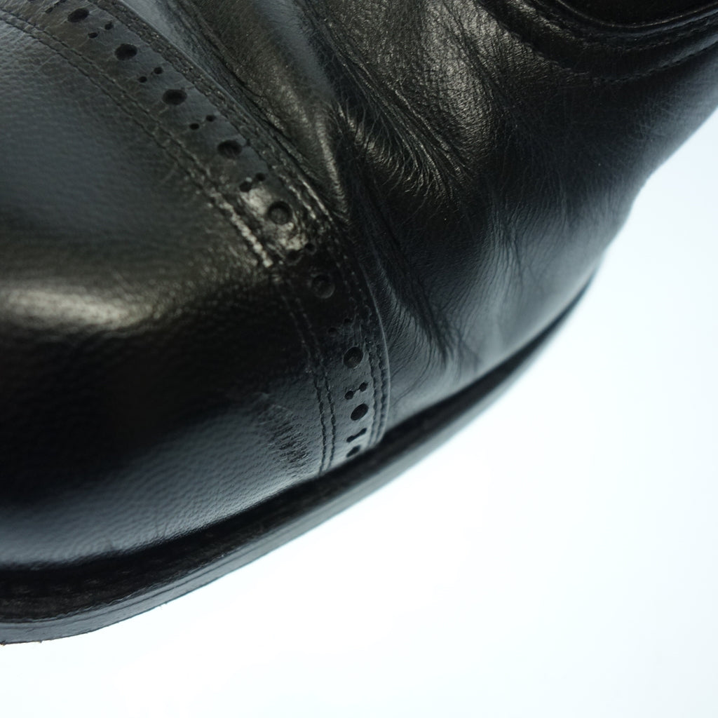 美品◆ベラフォンテ ラグタイム レザーシューズ アンクルブーツ 5837 レースアップ ポンツーン メンズ 8ブラック BELAFONTE RAGTIME ANKLE BOOTS PONTON【AFD9】