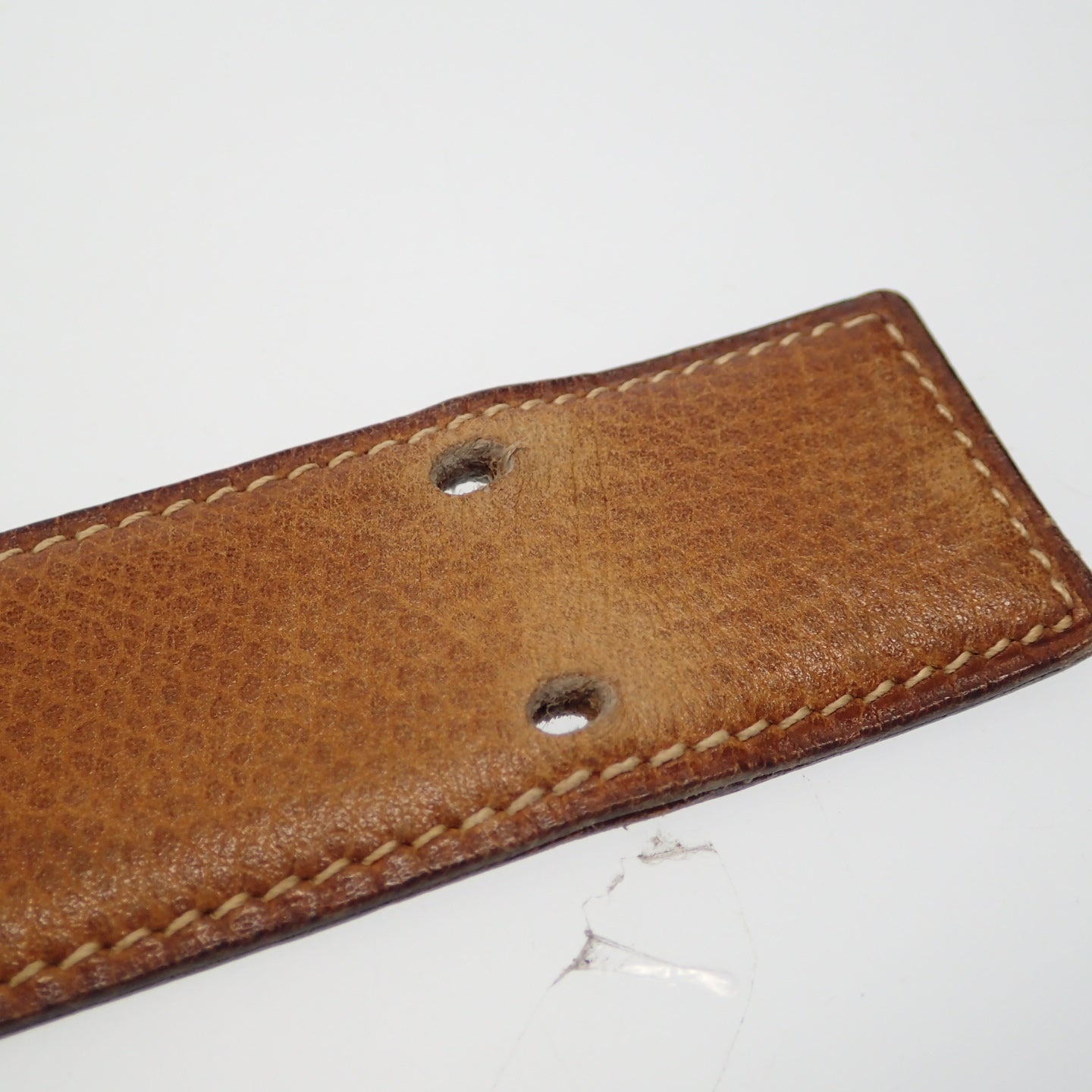 中古◆エルメス レザーベルト コンスタンス Hバックル ゴールド金具 〇F刻 HERMES【AFI5】
