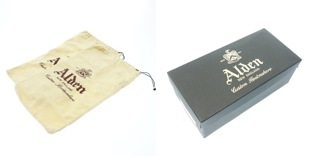 中古◆オールデン レザーシューズ ローファー 987 コードバン バンラスト メンズ 9 ブラック Alden VAN【LA】
