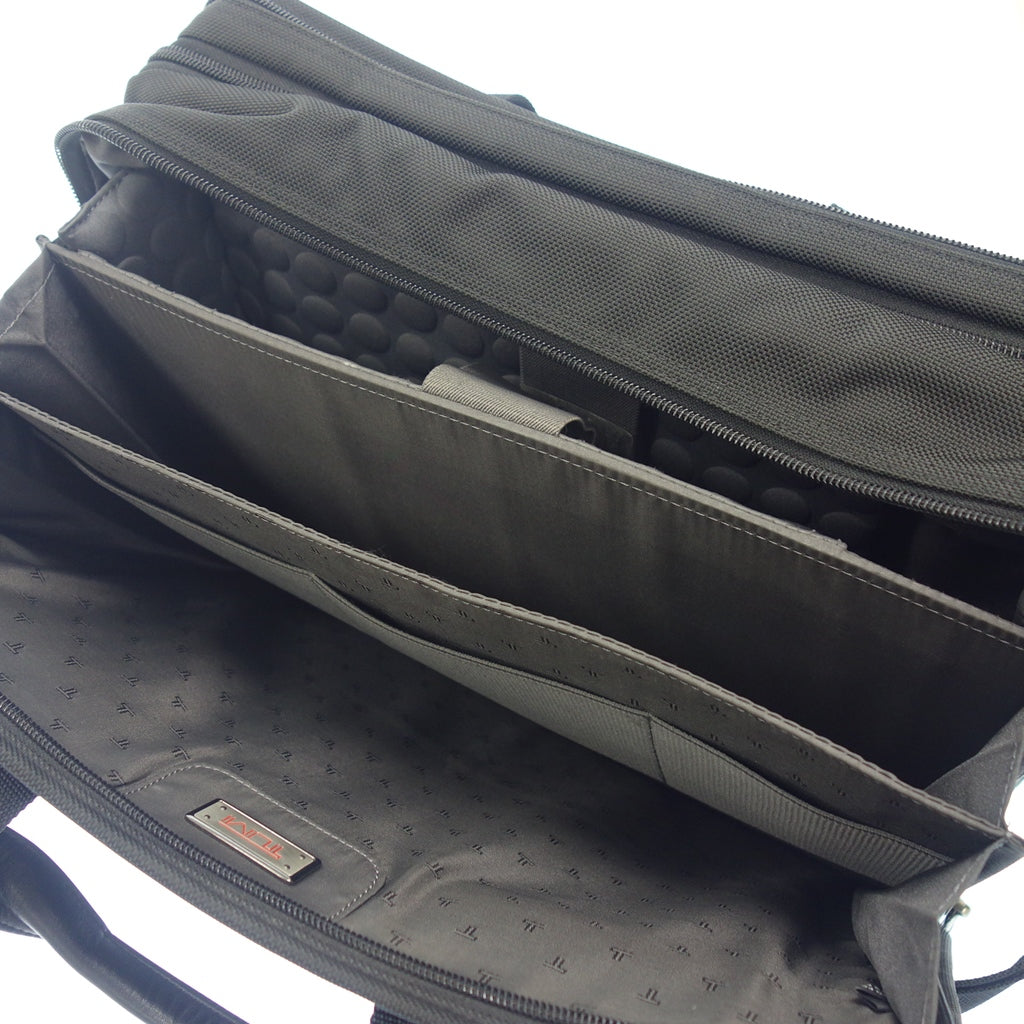 美品◆トゥミ ビジネスバッグ ブリーフケース ラージ エクスパンダブル オーガナイザー 26160D4 ブラック ナイロン TUMI【AFE8】