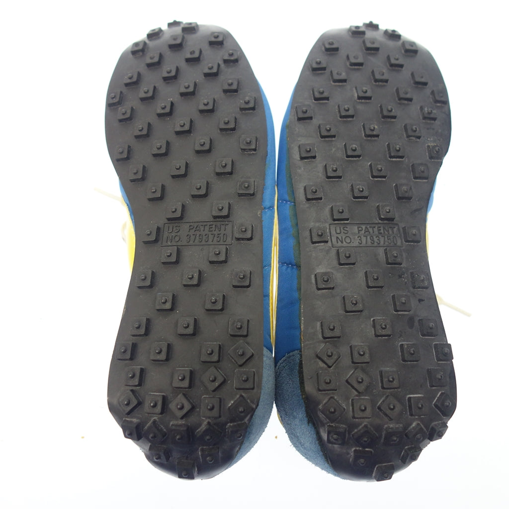 中古◆ナイキ スニーカー ワッフルトレーナー ヴィンテージ 日本製 レディース サイズ6.5 ブルー NIKE【AFD1】
