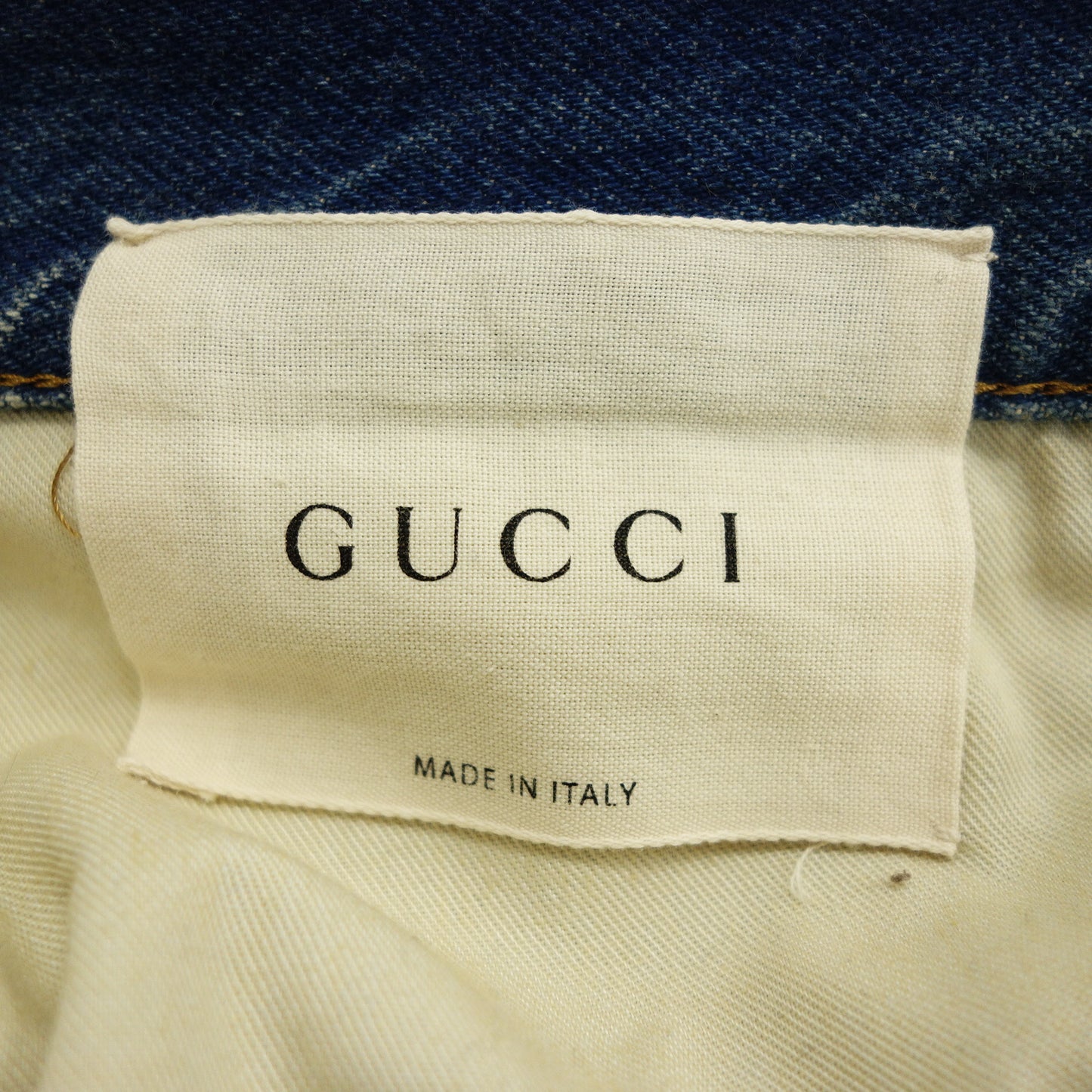 グッチ ウォッシュドデニム 430367-XR191 メンズ 32 ブルー GUCCI【AFB23】【中古】