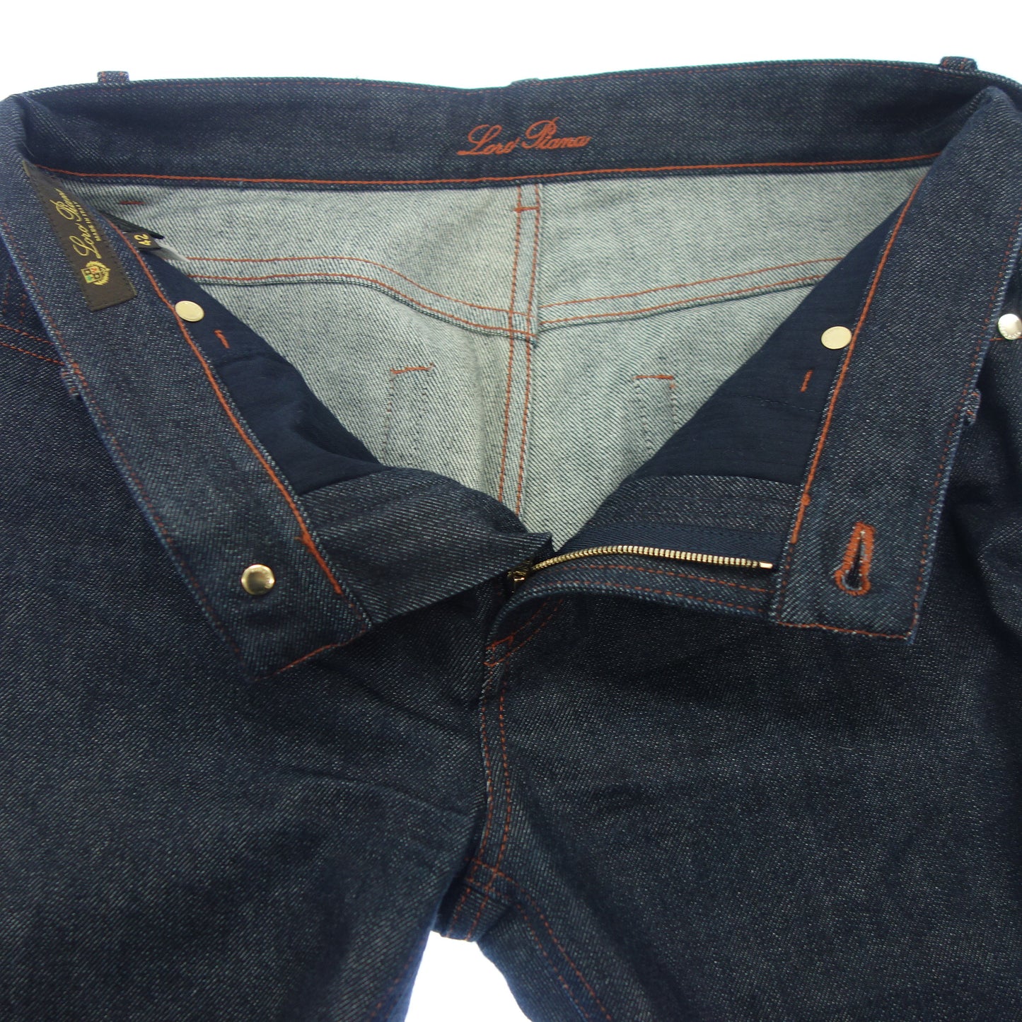 ロロピアーナ デニムパンツ コットン 42 メンズ インディゴ Loro Piana【AFB12】【中古】